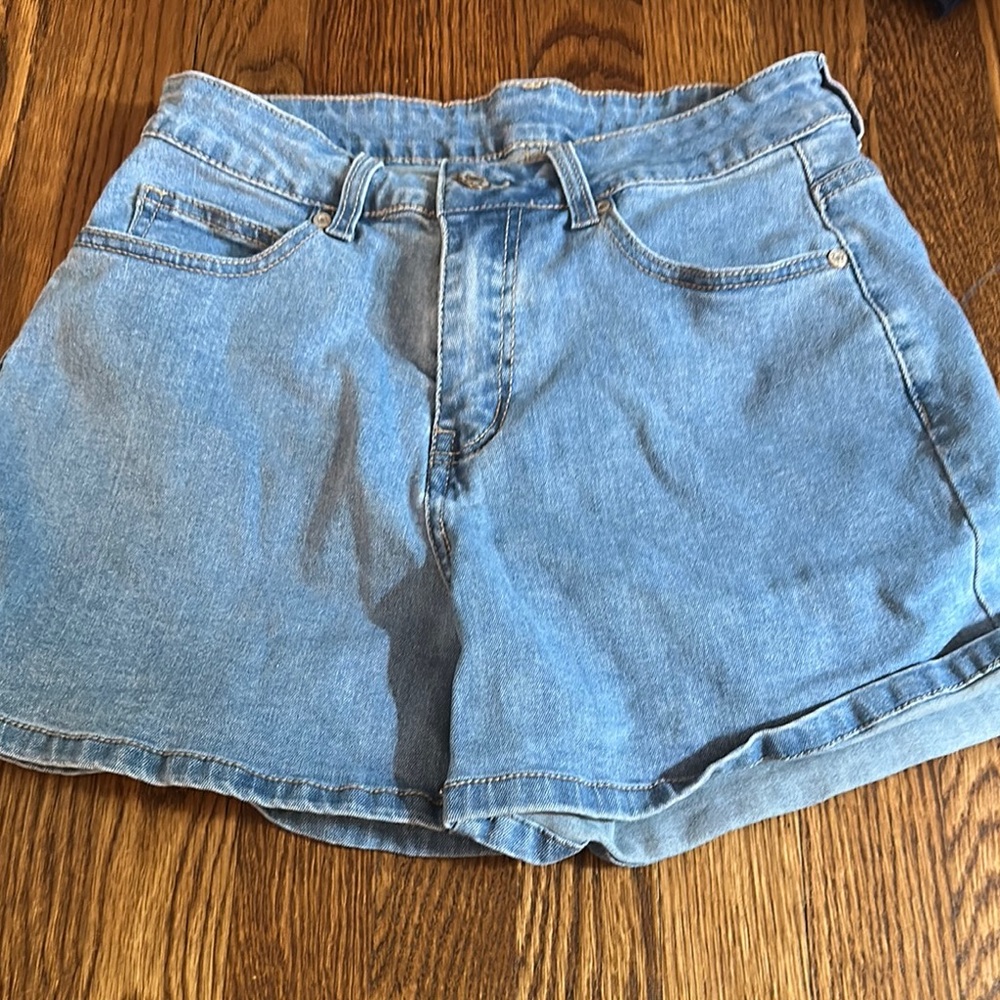 Classic Blue Denim Women's Shorts